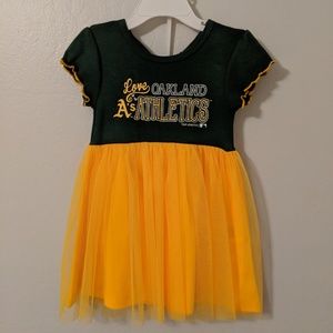 Oakland Athletics Toddler Girls' Dress - 2T